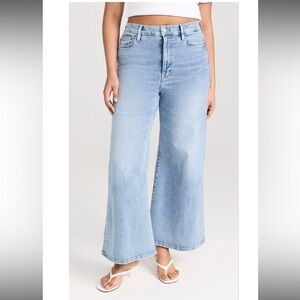 FRAME Le Palazzo Crop Wide Leg Jeans 23 Colorado